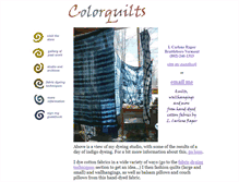 Tablet Screenshot of colorquilts.com